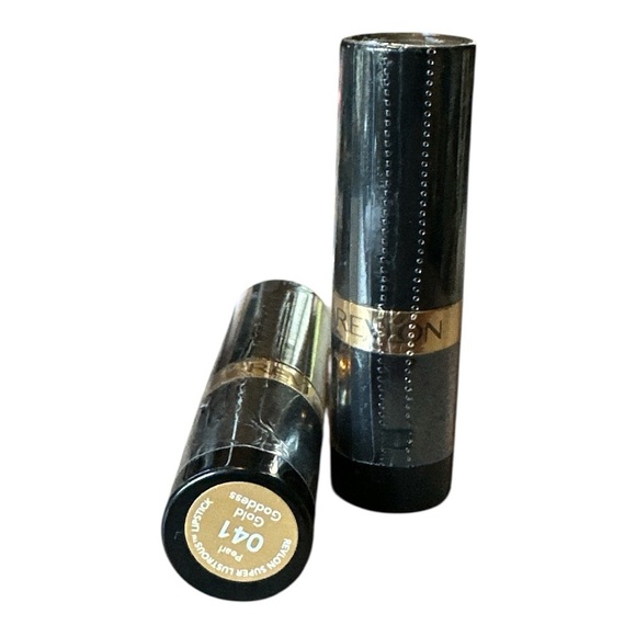 Bundle of 2 Revlon Super Lustrous Lipsticks – 041 Gold Goddess – Pearl Finish - Picture 2 of 5